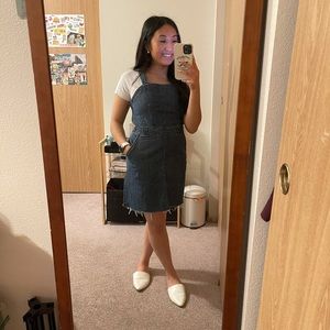 Overall Jean Dress w/Pockets